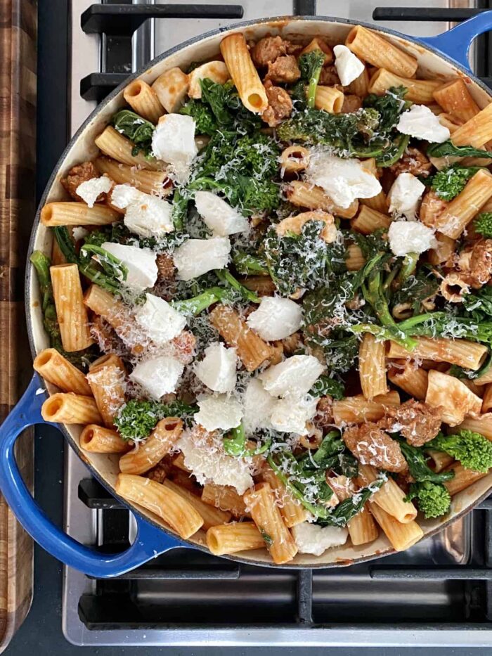 Baked Pasta with Sausage & Broccoli Rabe Justin Chapple
