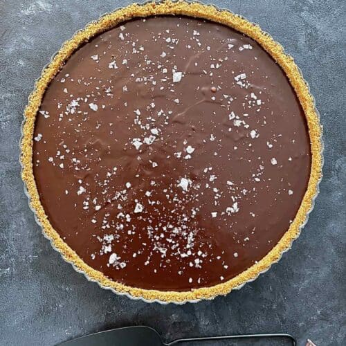 Chocolate Salted Caramel Tart