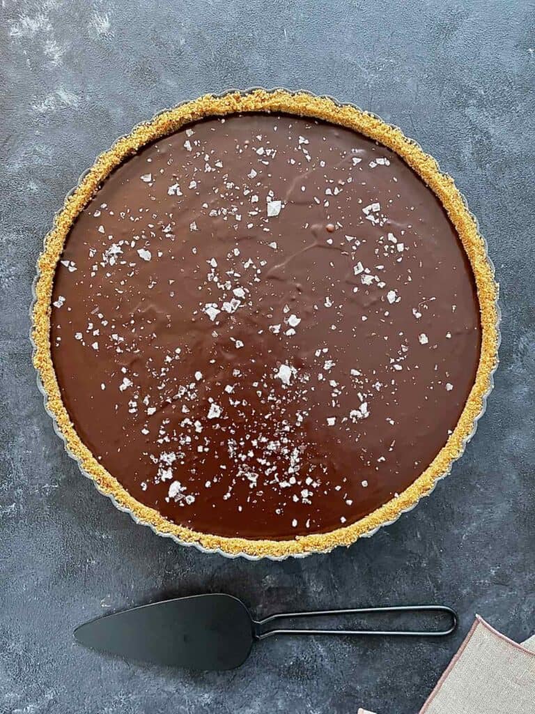 Salted Mocha Tart Justin Chapple