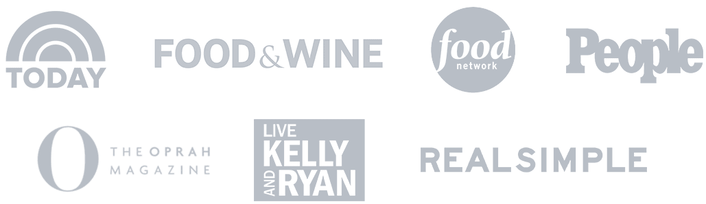 Logos: Today, Food&Wine, FOOD, People, O Magazine, Real Simple, Live Kelly & Ryan